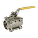General Purpose Three Piece Ball Valves,3 pc,V-105S, 3 Piece Ball Valves,Full Bore,1000/800 psi,Socket Weld